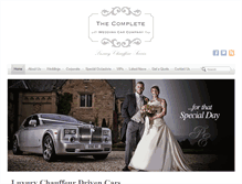 Tablet Screenshot of completeweddingcars.co.uk